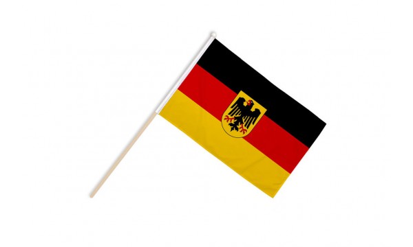Germany Crest Hand Flags CLEARANCE (20% off)
